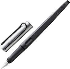 LAMY joy 011 - Pióro wieczne do kaligrafii w kolorze aluminium i czarnym